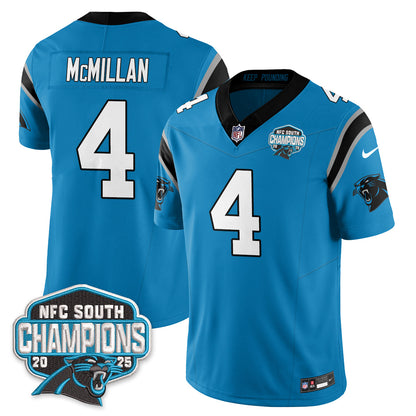 CAR NFC South Division Champions Vapor Limited Jersey n1 - All Stitched