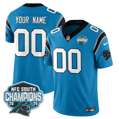 Custom CAR NFC South Division Champions Vapor Limited Jersey - All Stitched