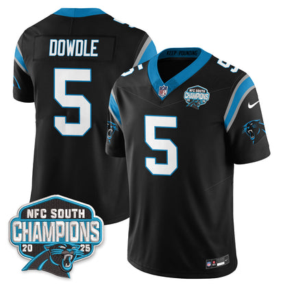 CAR NFC South Division Champions Vapor Limited Jersey n1 - All Stitched