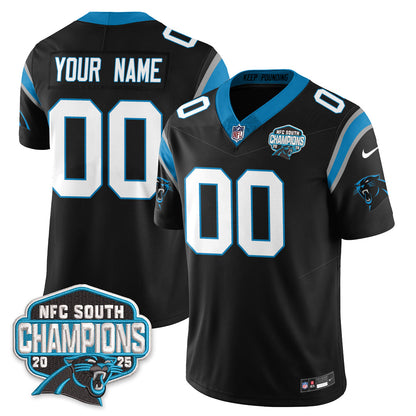 CAR NFC South Division Champions Vapor Limited Custom Jersey n1 - All Stitched