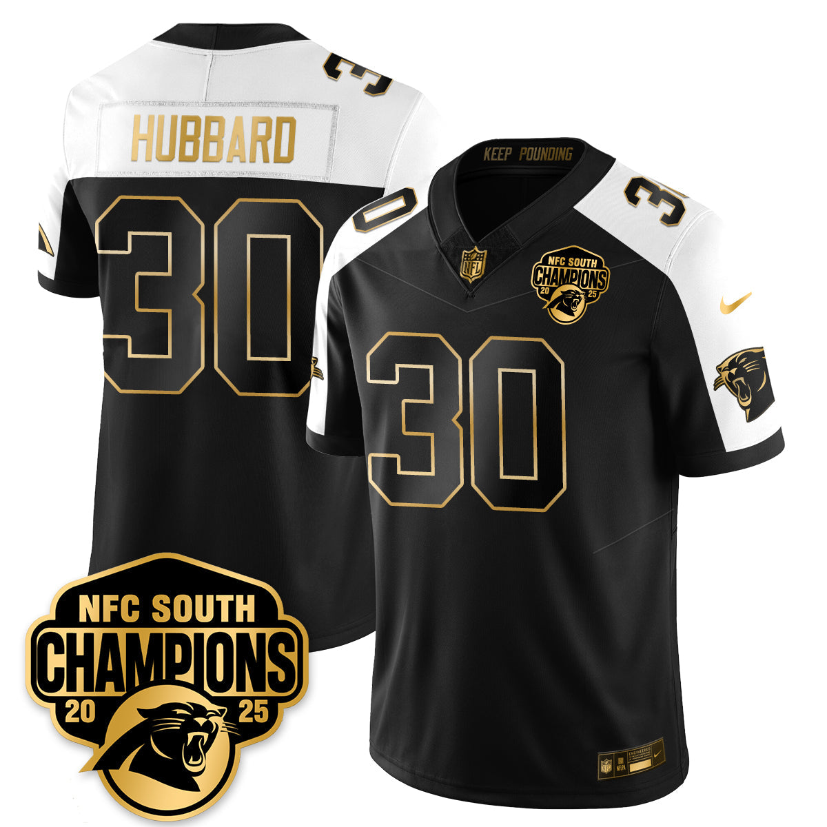 CAR NFC South Division Champions Vapor Limited Jersey - All Stitched