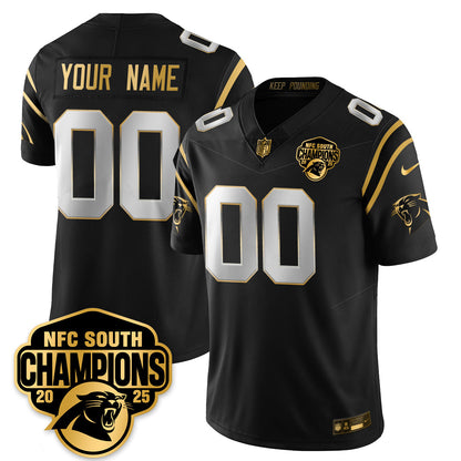 Custom CAR NFC South Division Champions Vapor Limited Jersey - All Stitched