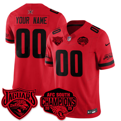 DET Stranger Things AFC South Division Champions Vapor Limited Throwback Jersey - All Stitched