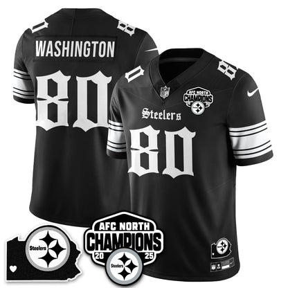 PIT Gothic AFC North Division Champions Vapor Limited Jersey - All Stitched