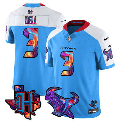HOU Special Vapor Limited Jersey - All Stitched