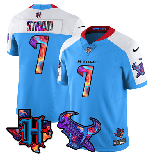 HOU Special Vapor Limited Jersey - All Stitched