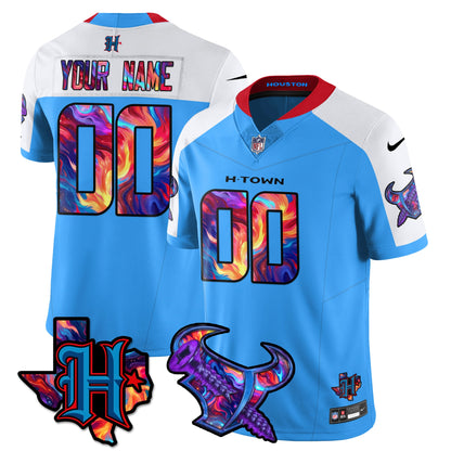 HOU Special Vapor Limited Custom Jersey - All Stitched