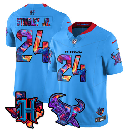 HOU Special Vapor Limited Jersey - All Stitched