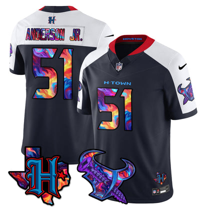 HOU Special Vapor Limited Jersey - All Stitched
