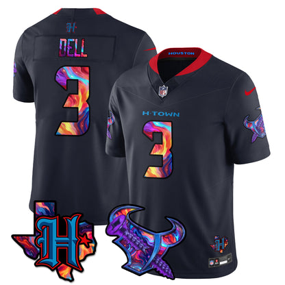 HOU Special Vapor Limited Jersey - All Stitched