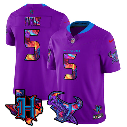 HOU Special Vapor Limited Jersey - All Stitched