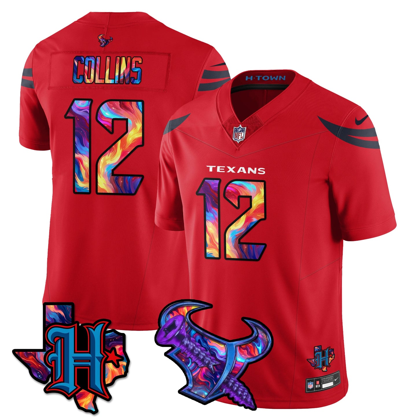 HOU Special Vapor Limited Jersey - All Stitched