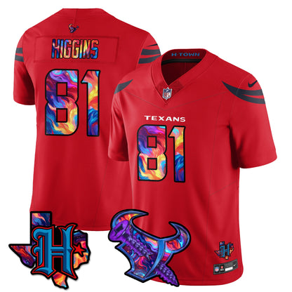HOU Special Vapor Limited Jersey - All Stitched