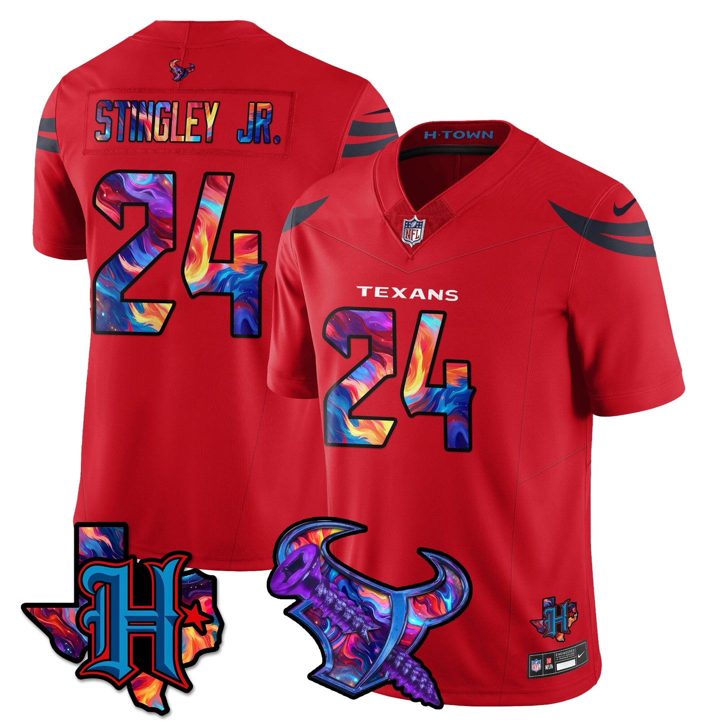 HOU Special Vapor Limited Jersey - All Stitched