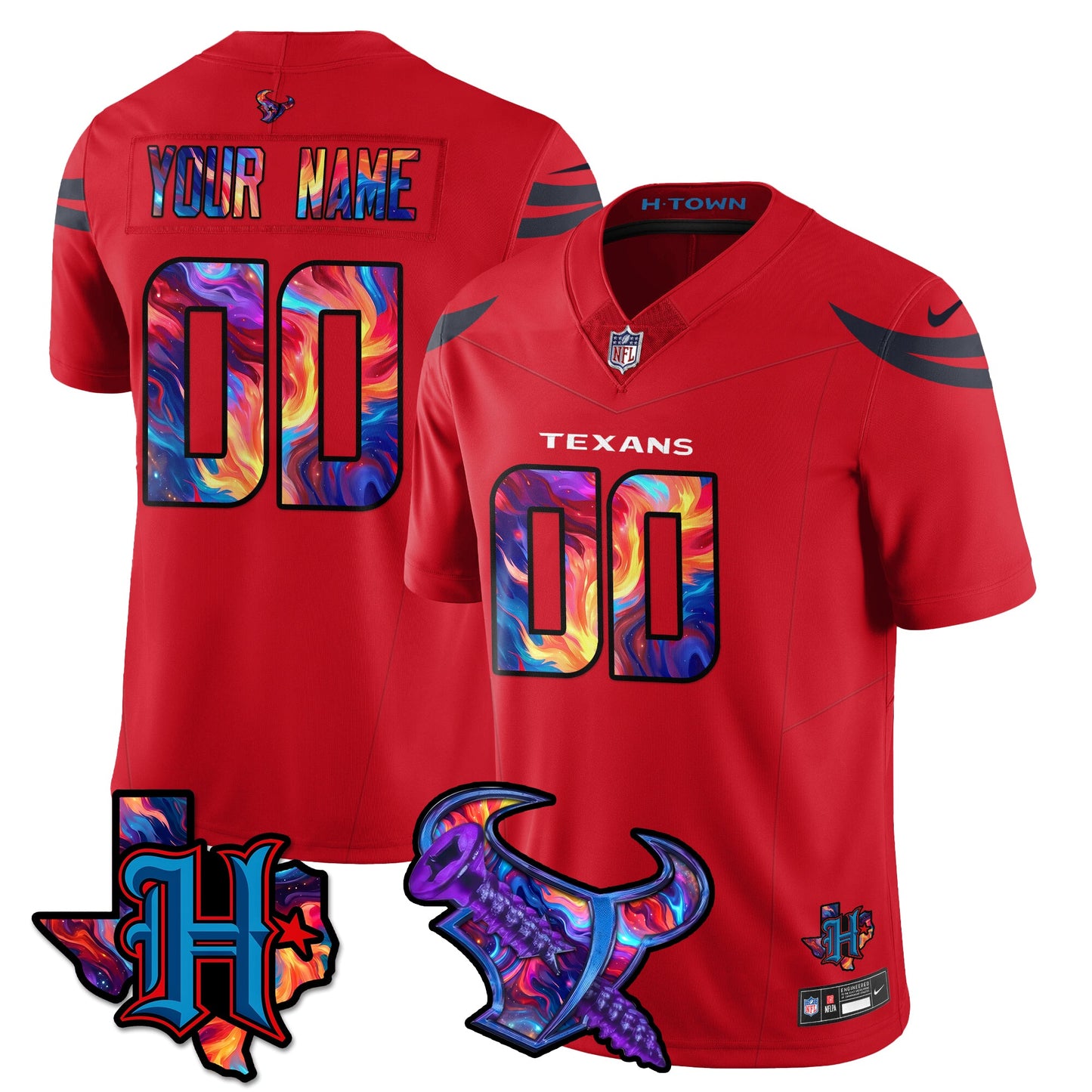HOU Special Vapor Limited Jersey - All Stitched
