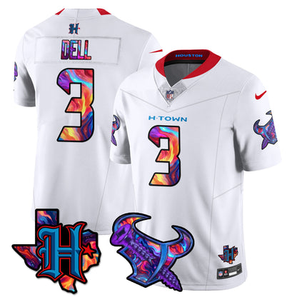 HOU Special Vapor Limited Jersey - All Stitched