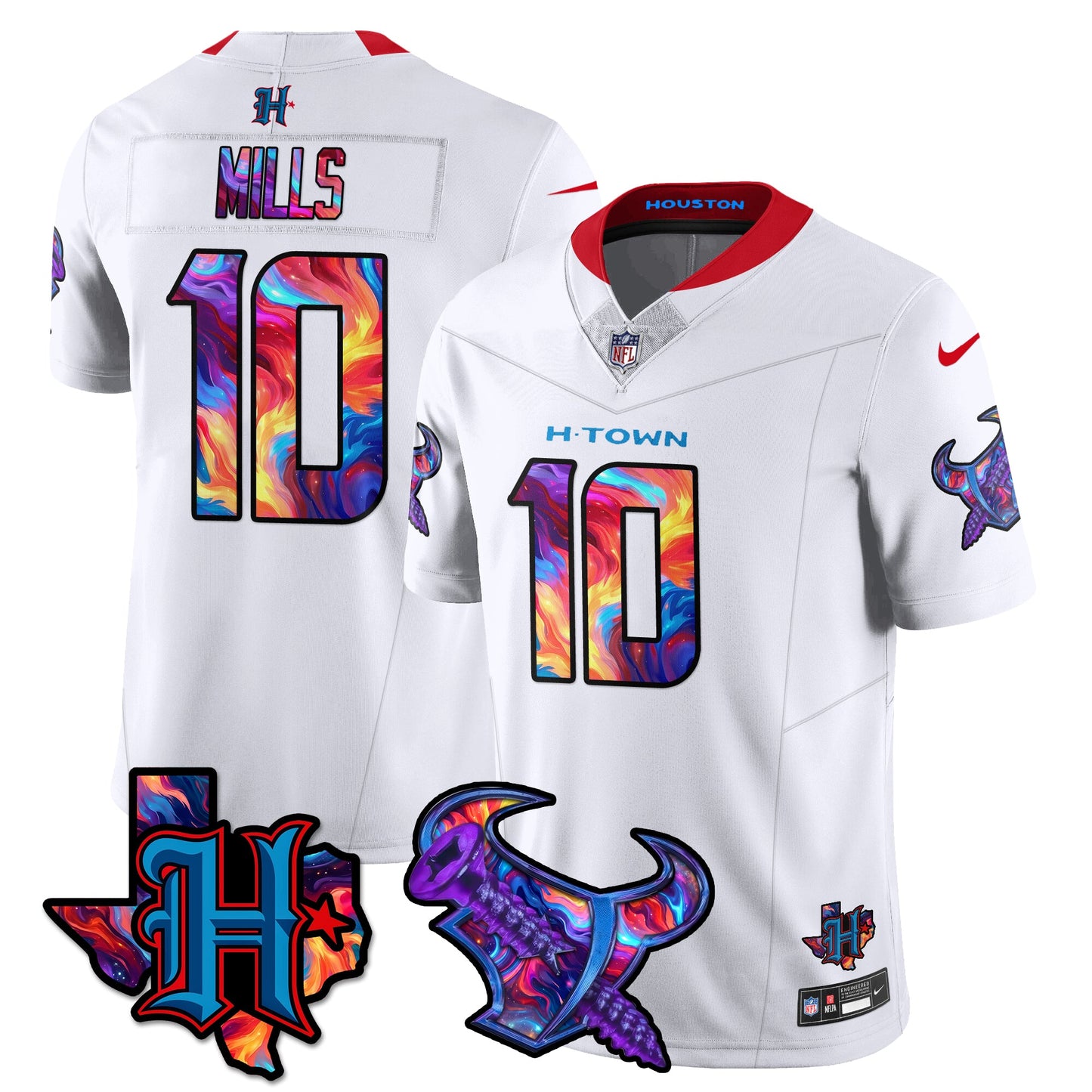 HOU Special Vapor Limited Jersey - All Stitched