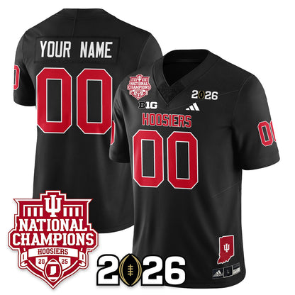 Indiana H Vapor Limited Football Custom Jersey - 2025 National Champions - All Stitched