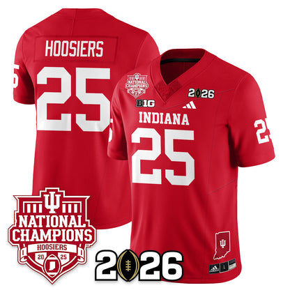 Indiana H Vapor Limited Football Jersey - 2025 National Champions - All Stitched