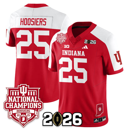 Indiana H Vapor Limited Football Jersey - 2025 National Champions - All Stitched