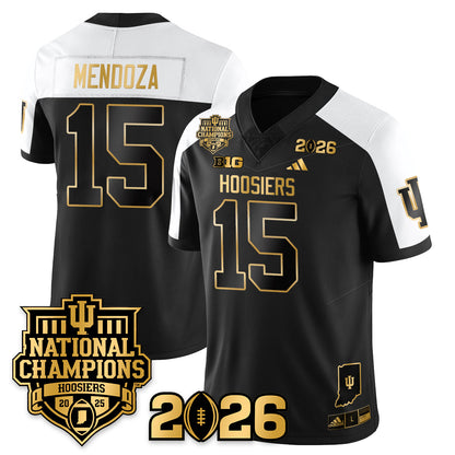 Indiana H Vapor Limited Football Gold Jersey - 2025 National Champions - All Stitched