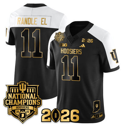 Indiana H Vapor Limited Football Gold Jersey - 2025 National Champions - All Stitched