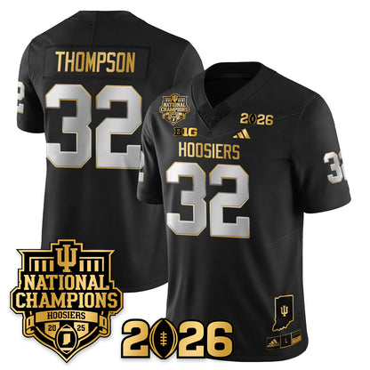 Indiana H Vapor Limited Football Gold Jersey - 2025 National Champions - All Stitched