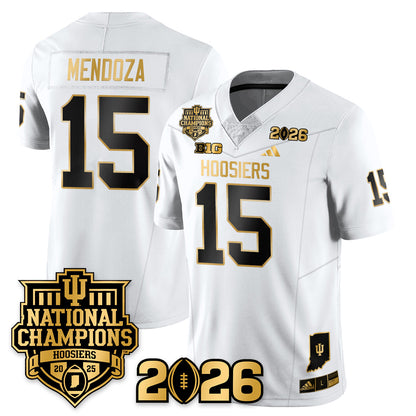 Indiana H Vapor Limited Football Gold Jersey - 2025 National Champions - All Stitched