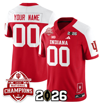 Custom Indiana H Vapor Limited Football Jersey V2 - 2025 National Champions - All Stitched