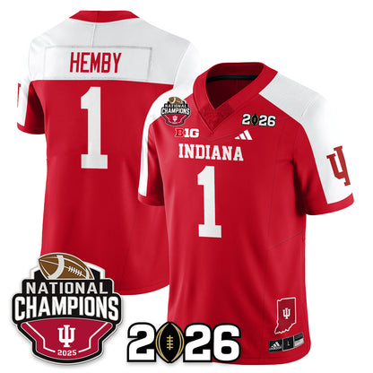Indiana H Vapor Limited Football Jersey V3 - 2025 National Champions - All Stitched