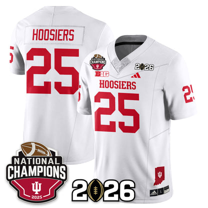 Indiana H Vapor Limited Football Jersey V3 - 2025 National Champions - All Stitched
