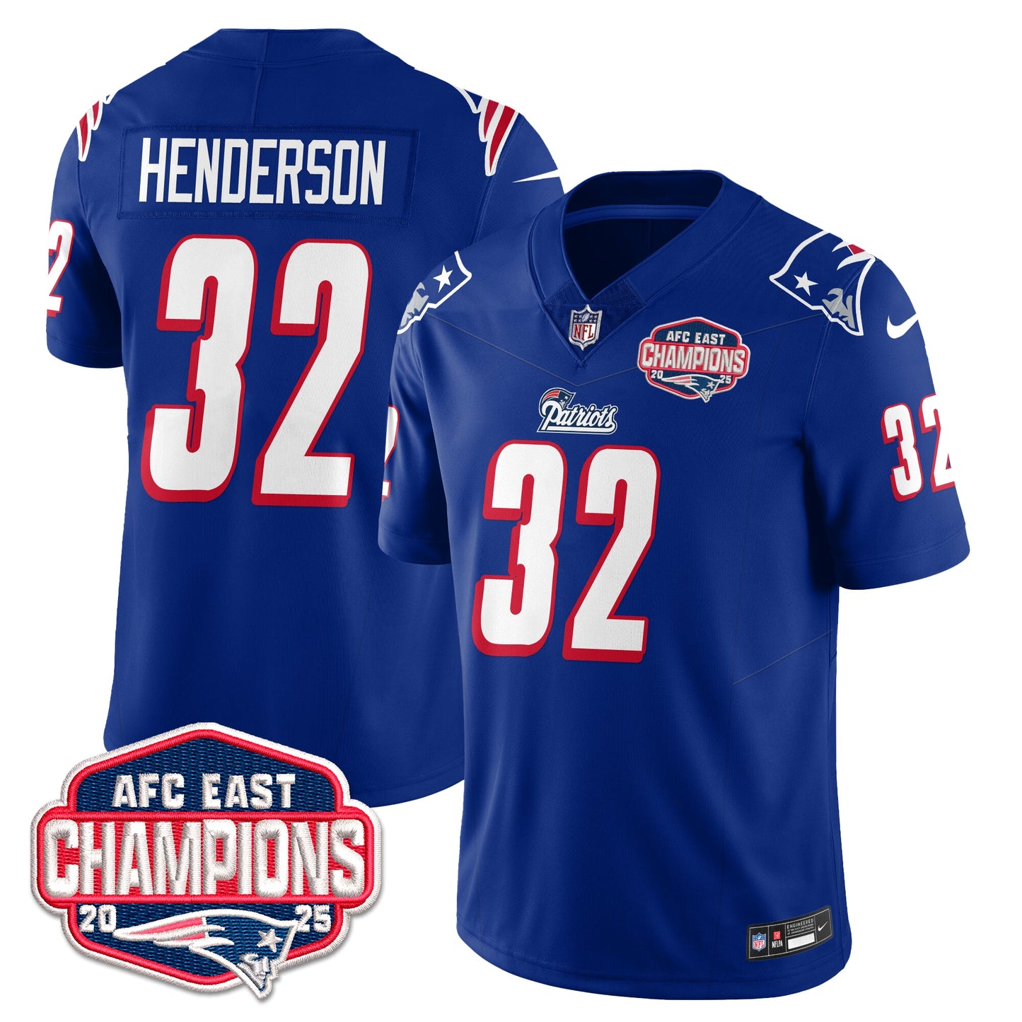 NE 1996 Throwback Limited Vapor Jersey – All Stitched