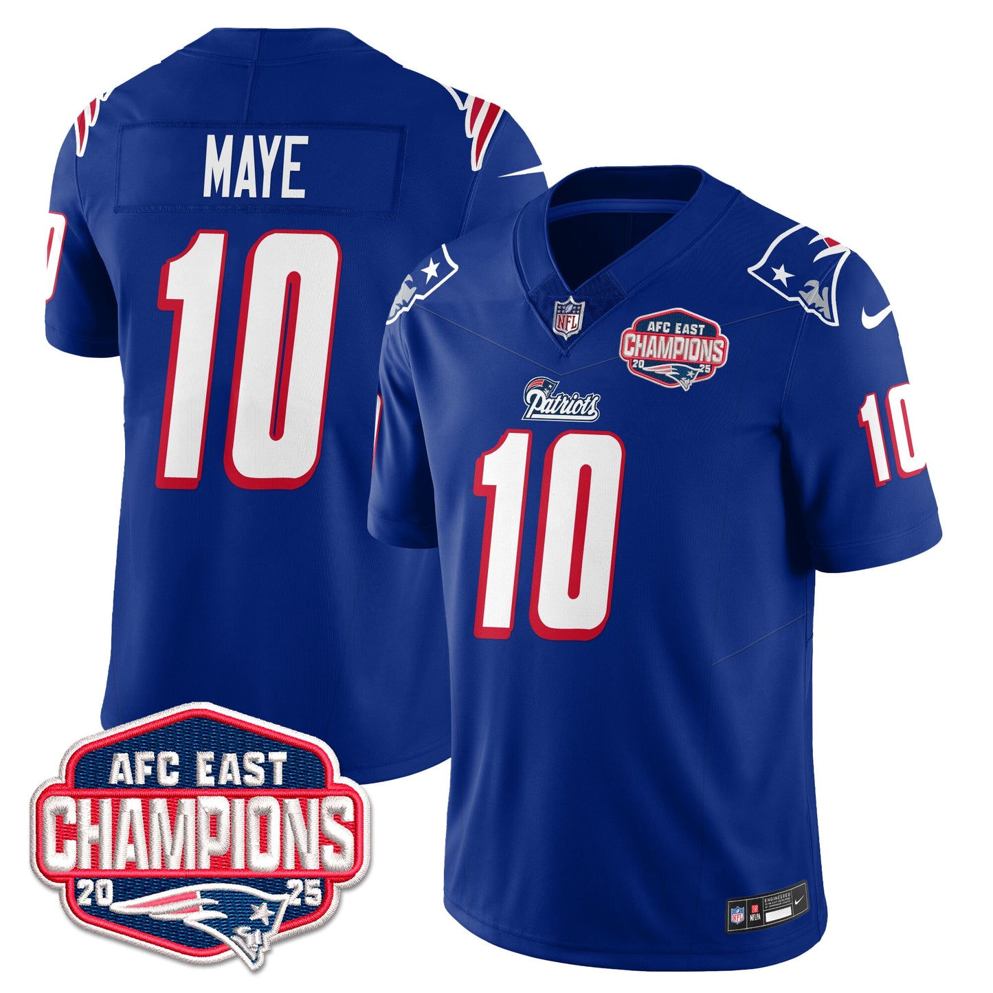 NE 1996 Throwback Limited Vapor Jersey – All Stitched