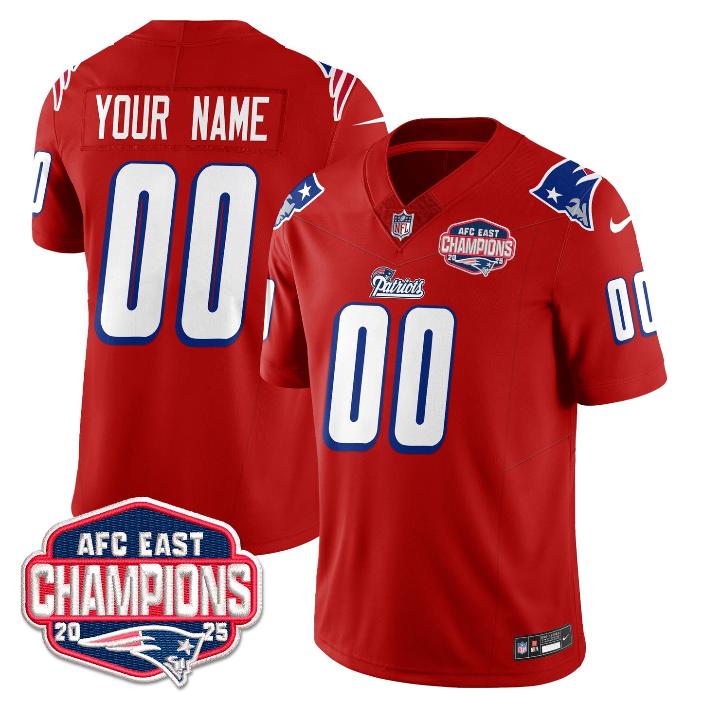 NE 1996 Throwback Limited Vapor Jersey – All Stitched