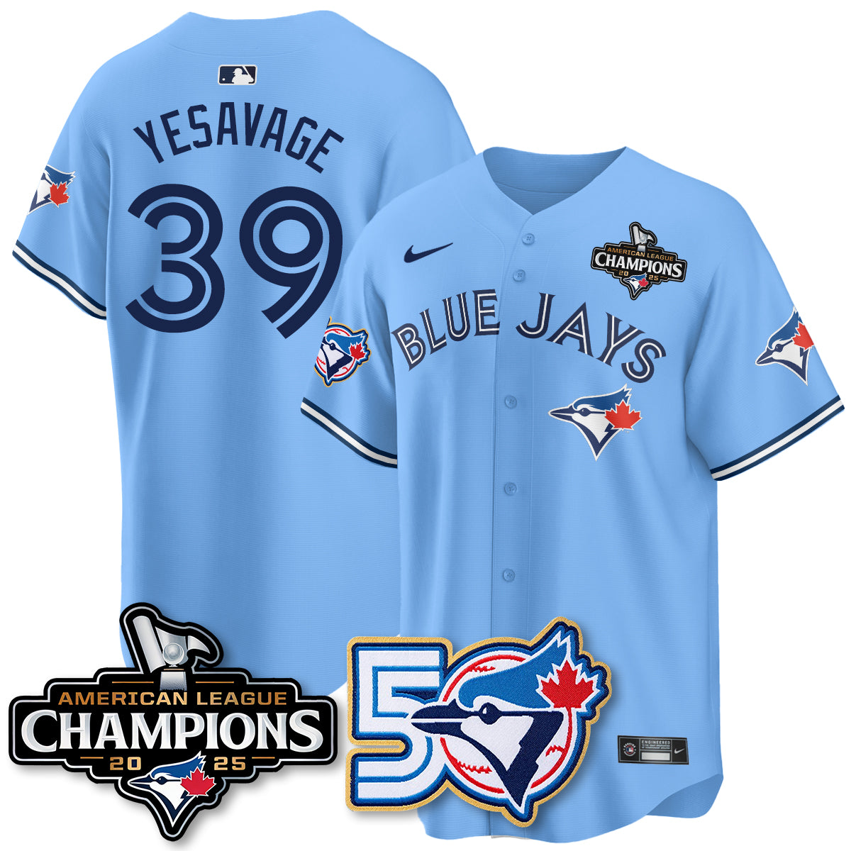 TBJ 2025 American League Champions Vapor Limited Jersey - 50th Season - All Stitched