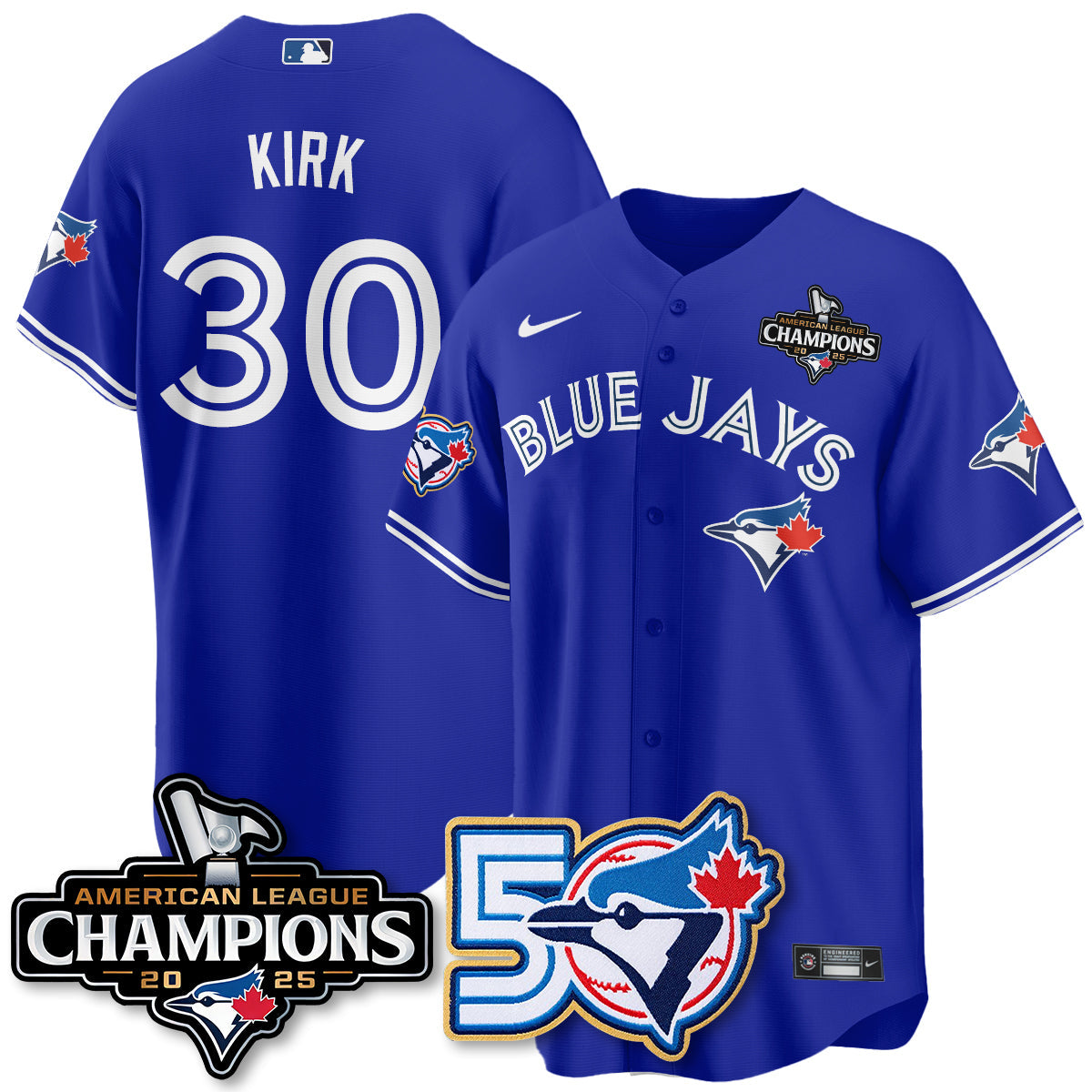 TBJ 2025 American League Champions Vapor Limited Jersey - 50th Season - All Stitched