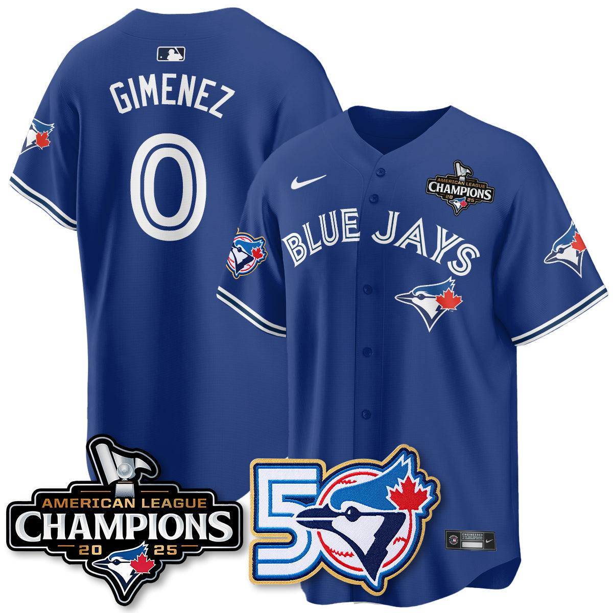 TBJ 2025 American League Champions Vapor Limited Jersey - 50th Season - All Stitched