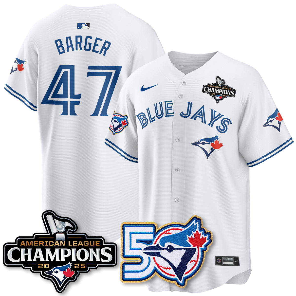 TBJ 2025 American League Champions Vapor Limited Jersey - 50th Season - All Stitched