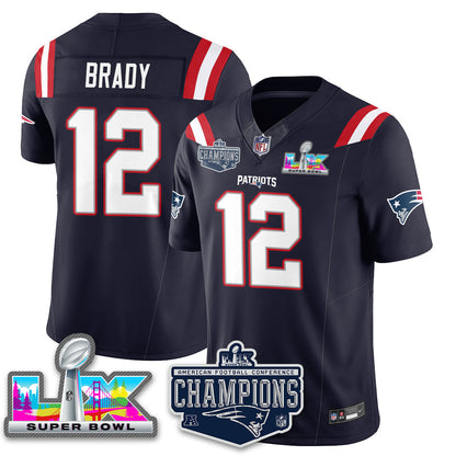 NE 2025 AFC Champions Vapor Limited Jersey - All Stitched