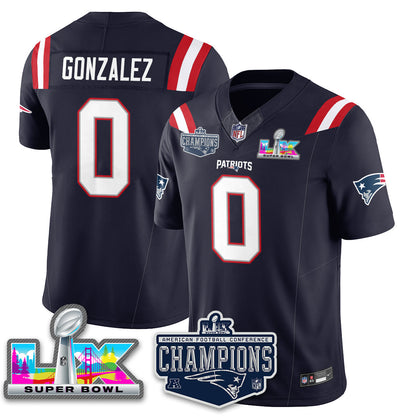 NE 2025 AFC Champions Vapor Limited Jersey - All Stitched