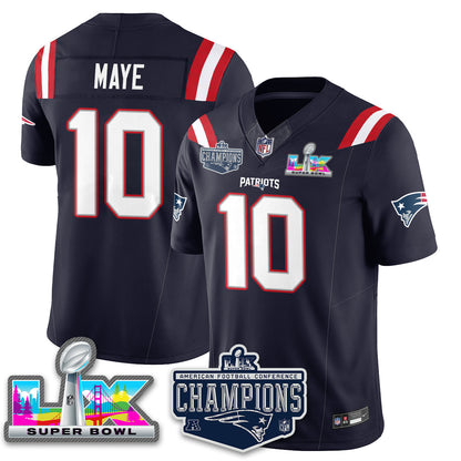 NE 2025 AFC Champions Vapor Limited Jersey - All Stitched