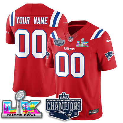NE 2025 AFC Champions Vapor Limited Jersey - All Stitched