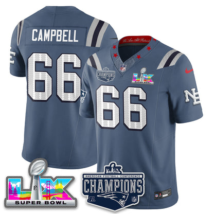 NE 2025 AFC Champions Vapor Limited Jersey - All Stitched