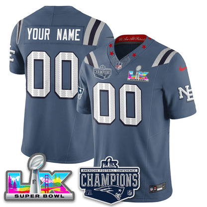 NE 2025 AFC Champions Vapor Limited Jersey - All Stitched