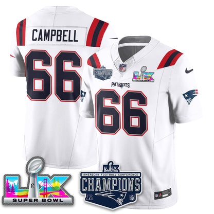 NE 2025 AFC Champions Vapor Limited Jersey - All Stitched