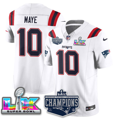 NE 2025 AFC Champions Vapor Limited Jersey - All Stitched