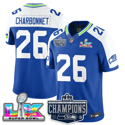 SEA 2025 NFC Champions Vapor Limited Jersey - All Stitched
