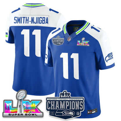 SEA 2025 NFC Champions Vapor Limited Jersey - All Stitched