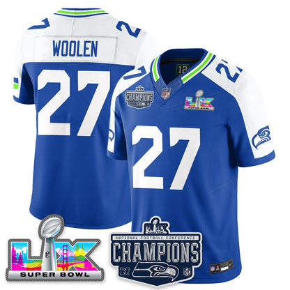 SEA 2025 NFC Champions Vapor Limited Jersey - All Stitched