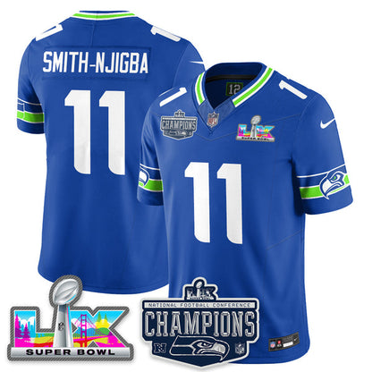 SEA 2025 Vapor Limited Jersey - NFC Champions Limited Patch - All Stitched n10